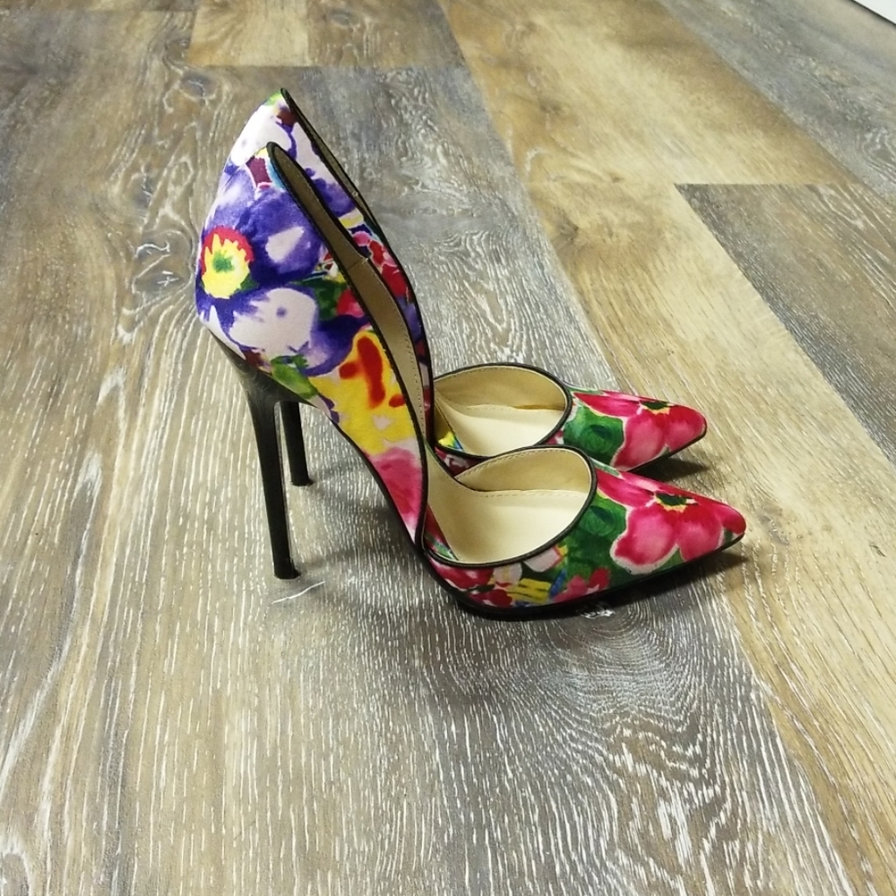 Steve Madden Floral Heels - Picture 5 of 6